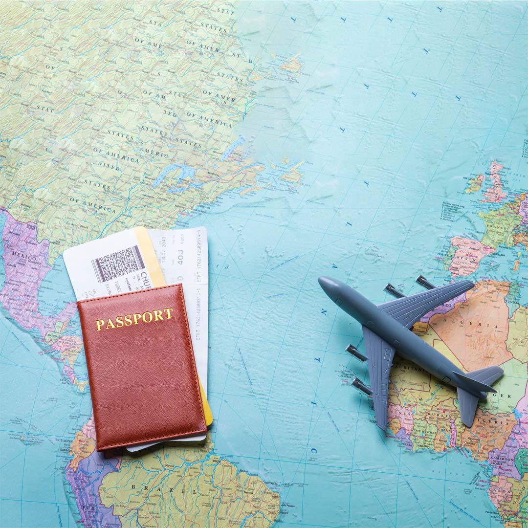 Travel and Flight Ticket